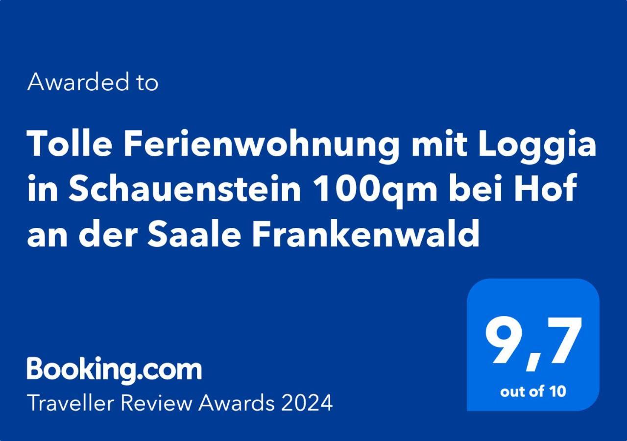 Tolle Ferienwohnung Mit Loggia In Schauenstein 100Qm Bei Hof An Der Saale Frankenwald Exteriör bild