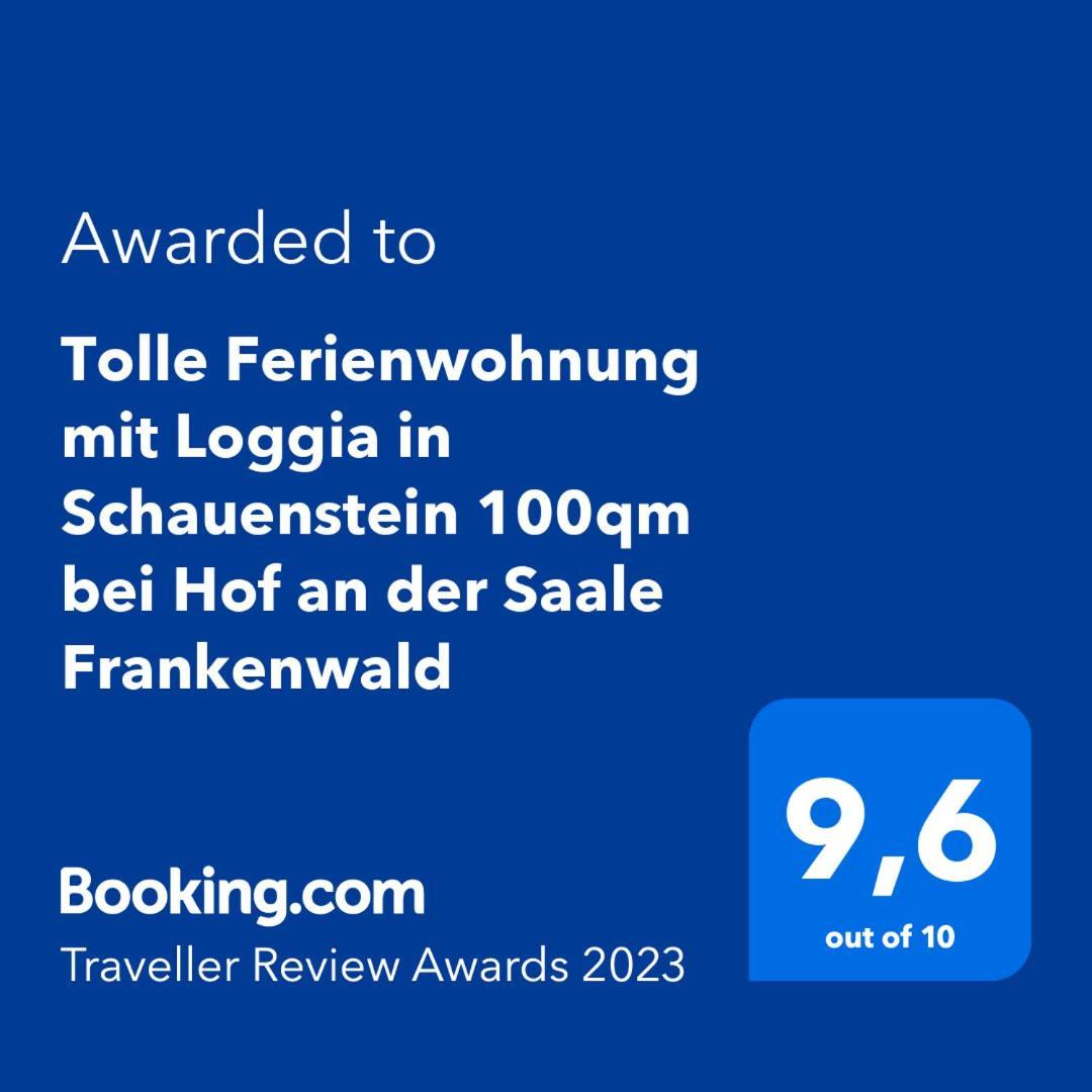 Tolle Ferienwohnung Mit Loggia In Schauenstein 100Qm Bei Hof An Der Saale Frankenwald Exteriör bild